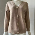 IMG 106 of Korea Sweater Women Cardigan Trendy Slim Look V-Neck Plus Size Outerwear