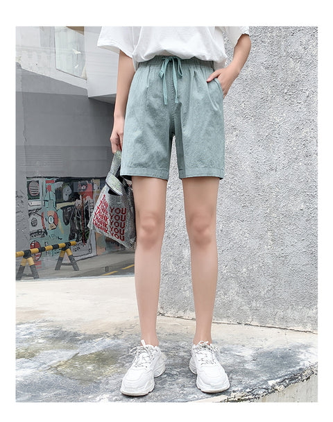 IMG 112 of PTShorts Women Summer Casual Home Pants Cargo Jogging knee length Loose Outdoor Activewear