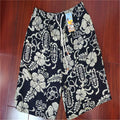 Img 30 - Beach Pants Men Casual Mid-Length Sporty Home Printed Cultural Straight Beachwear