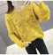 IMG 128 of Women See Through Knitted Sweater Tops Thin Loose Long Sleeved Outerwear