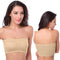 Img 1 - Plus Size Double Layer Bra Strapless Padded No Metal Wire Bralette Anti-Exposed