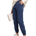 Img 5 - Casual Pants Student Women Loose Ankle-Length Long Straight Slim-Look Carrot Pants