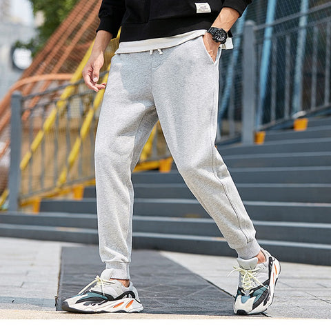 Thin Sport Pants Plus Size Stretchable Trendy Loose Long Pants