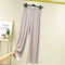 Img 21 - Women Loose Outdoor Trendy Casual Thin Plus Size Cozy Ankle-Length Wide Leg Pants