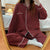 Img 1 - Popular Chequered Pajamas Women Sleeve Length Pants Loungewear Outdoor Two-Piece Sets