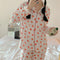 IMG 125 of Pajamas Women Long Sleeved Cardigan Two-Piece Sets Japanese insStrawberry Adorable Student Loungewear Outdoor Sleepwear