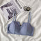 Img 10 - Sexy Bare Back Bra Women Student Korean No Metal Wire Sweet Look Strap Sporty Anti-Exposed