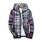 Img 5 - Jacket Trendy Slim Look Hooded Tops All-Matching Chequered