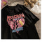 IMG 115 of Short Sleeve T-Shirt Women Trendy Niche Couple Summer Loose Korean Half Sleeved Tops ins T-Shirt