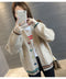 IMG 126 of Student Korean Pocket Sweater Women Loose V-Neck Long Sleeved Matching Knitted Cardigan Outerwear
