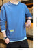 IMG 114 of Sweatshirt Trendy insRound-Neck Tops Loose Non Long Sleeved T-Shirt Outerwear