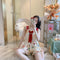 IMG 105 of Summer Pajamas Women Silk Korean Strap Cartoon Adorable Casual Loungewear Sets Sleepwear