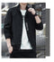 IMG 108 of Jacket Sporty Stand Collar Loose Tops Trendy Outerwear