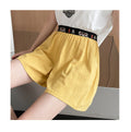 IMG 130 of Shorts Women Cotton Summer Loose Pants Slim Look Elastic Waist Casual Outdoor Shorts