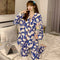 insPajamas Women Korean Sweet Look Adorable Popular Long Sleeved Cardigan Teens Casual Pants Loungewear Sets Sleepwear