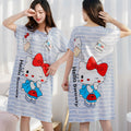 Img 38 - Pajamas Women Summer Loose Pyjamas Korean Adorable Plus Size Teenage Girl Pregnant Woman Loungewear
