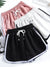 Img 1 - Black Casual Gym Women Summer Outdoor Loose High Waist Slim-Look Wide Leg Plus Size Short Pajamas Pants Shorts