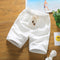 Summer Plus Size Shorts Men Flaxen knee length Cotton Blend Casual Beach Pants Shorts