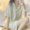 Img 4 - Summer Sweet Look Pajamas Women Sets Teens Short Sleeve Shorts Japanese insStudent Loungewear