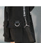 IMG 113 of Cargo Shorts Men Trendy insPersonality Harajuku Korean Loose Hip-Hop Ribbon knee length Shorts