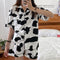 Summer Korean Cartoon Short Sleeve Shorts Pajamas Teens Casual Cardigan Loungewear Sets Outdoor Sleepwear