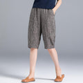 Img 6 - Elastic Waist Cotton Blend Shorts Women Summer Thin Loose Lantern Pants Bermuda