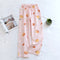 IMG 114 of Summer Women Pajamas Double Layer Thin Home Pants Cotton Japanese Loose Casual Long Sleepwear