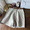 IMG 130 of Wide Leg Shorts Women Petite Slim Look All-Matching High Waist Casual Pants iLoose Bermuda Shorts