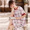 Pajamas Women Summer Thin Cotton Pyjamas Korean Sweet Look Adorable Student Casual Home Plus Size Loungewear Sleepwear