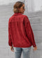 IMG 113 of Europe Women Jacket Single-Breasted Casual Shirt Outerwear