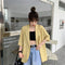 IMG 122 of Blazer Women Summer Korean Casual All-Matching Thin Elegant Loose Three-Quarter Length Sleeves Popular Suit Outerwear