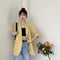 IMG 115 of Blazer Women Summer Korean Casual All-Matching Thin Elegant Loose Three-Quarter Length Sleeves Popular Suit Outerwear