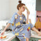 Img 3 - Cartoon Printed Short Sleeve Pyjamas Outdoor Summer Plus Size Loose Women Dress Loungewear