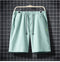 IMG 110 of Men Solid Colored knee length Summer Shorts Beach Pants Hong Kong Plus Size Loose Cargo Trendy Shorts