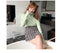 IMG 128 of Korean Turtleneck Yarn Long Sleeved Sweater Women Thin Student Undershirt Tops Outerwear