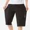 Img 2 - Summer Pants Trendy Three-Quarter Slim Look Fit Sporty Shorts Cropped