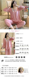 Img 6 - Long Sleeved Princess Pajamas Women Thin Korean Trendy Lace Sets Cozy Loungewear Outdoor