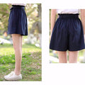 IMG 108 of Shorts Women Summer Wide Leg Pants Casual Loose Elegant Teenage Girl High Waist Shorts