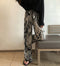 IMG 107 of Ink Wide Leg Pants Women Summer Popular Thin Loose Slim Look Chiffon Straight Personality Casual Floor Length Pants