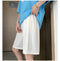 IMG 113 of Ice Silk Shorts Women Summer Loose High Waist Slim Look Pants Outdoor insBermuda Shorts