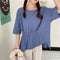 IMG 143 of Trendy Doll Blouse Plus Size Short Sleeve T-Shirt Women Summer Loose Niche Slim Look Tops Undershirt T-Shirt