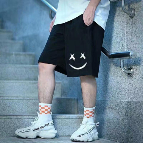 Summer Casual Shorts Men Trendy Loose Thin knee length Teens Student Pants Shorts