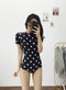 Trendy Korea INS Swimsuit Women One-Piece Sexy Slim Look Long Sleeved Holiday Spa Swimsuit Swimwear