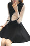 Img 3 - Trumpet Sleeves Black Long Sleeved Student Women Little Slimming Slim-Look Dress