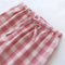 IMG 112 of Couple Chequered Pajamas Pants Japanese Summer Thin Women Cotton Plus Size Loose Home Sleepwear