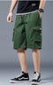 IMG 116 of Cargo Shorts Men Summer Loose Casual Pants ins Korean Trendy Hip-Hop Pocket knee length Shorts