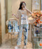 IMG 159 of Hot sale in Southeast AsiaPopular Pajamas Women Summer Three-Piece Short Loungewear Sleepwear