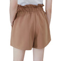 Img 5 - Trendy Women Thin High Waist Slim-Look Elastic Loose A-Line Casual Shorts Wide Leg Pants
