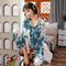 Img 3 - Streaming Popular Casual Pajamas Women Cardigan Sleeve Length Pants Europe Loungewear Sets