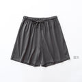 Img 8 - Cotton Shorts Women Summer Japanese Loose Wide Leg Bermuda Non Cozy Casual Pants
